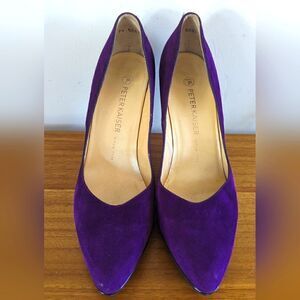 Peter Kaiser Suede Heels UK 6 ½ US 9 Whimsigoth Dark Romantic Academia Coquette